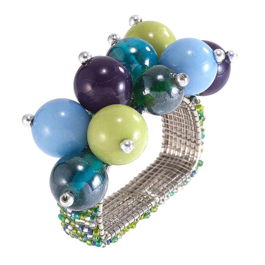 Jubilant Blue/Teal Napkin Ring