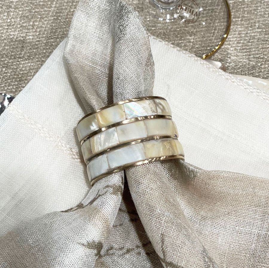 Mother of Pearl Sedef Napkin Ring