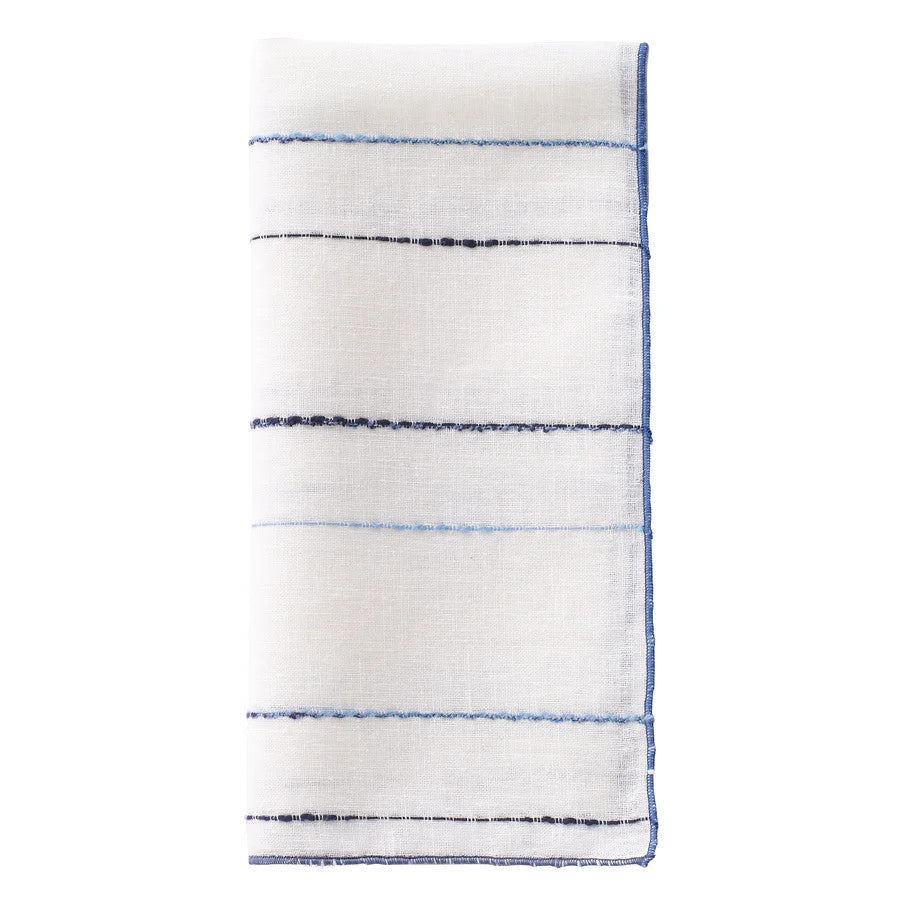 Porto Navy/Periwinkle Stripe Napkin