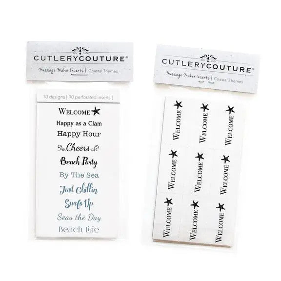 Coastal Paper Inserts for Message Maker