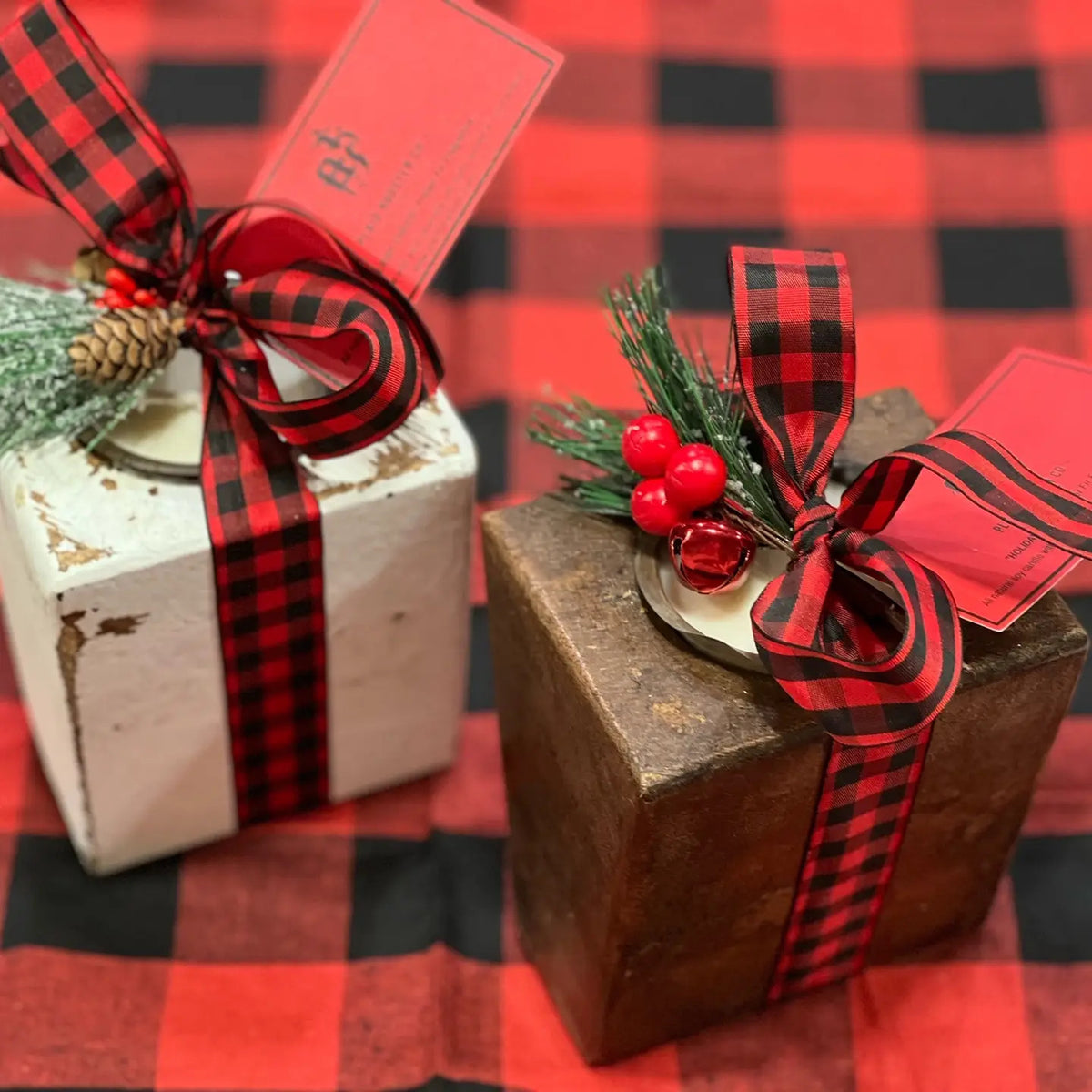 Holiday Sugar Mold Soy Candle (Fraser Fir Scent)