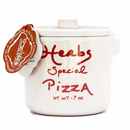 Pizza Herbes de Provence in Handmade Crock