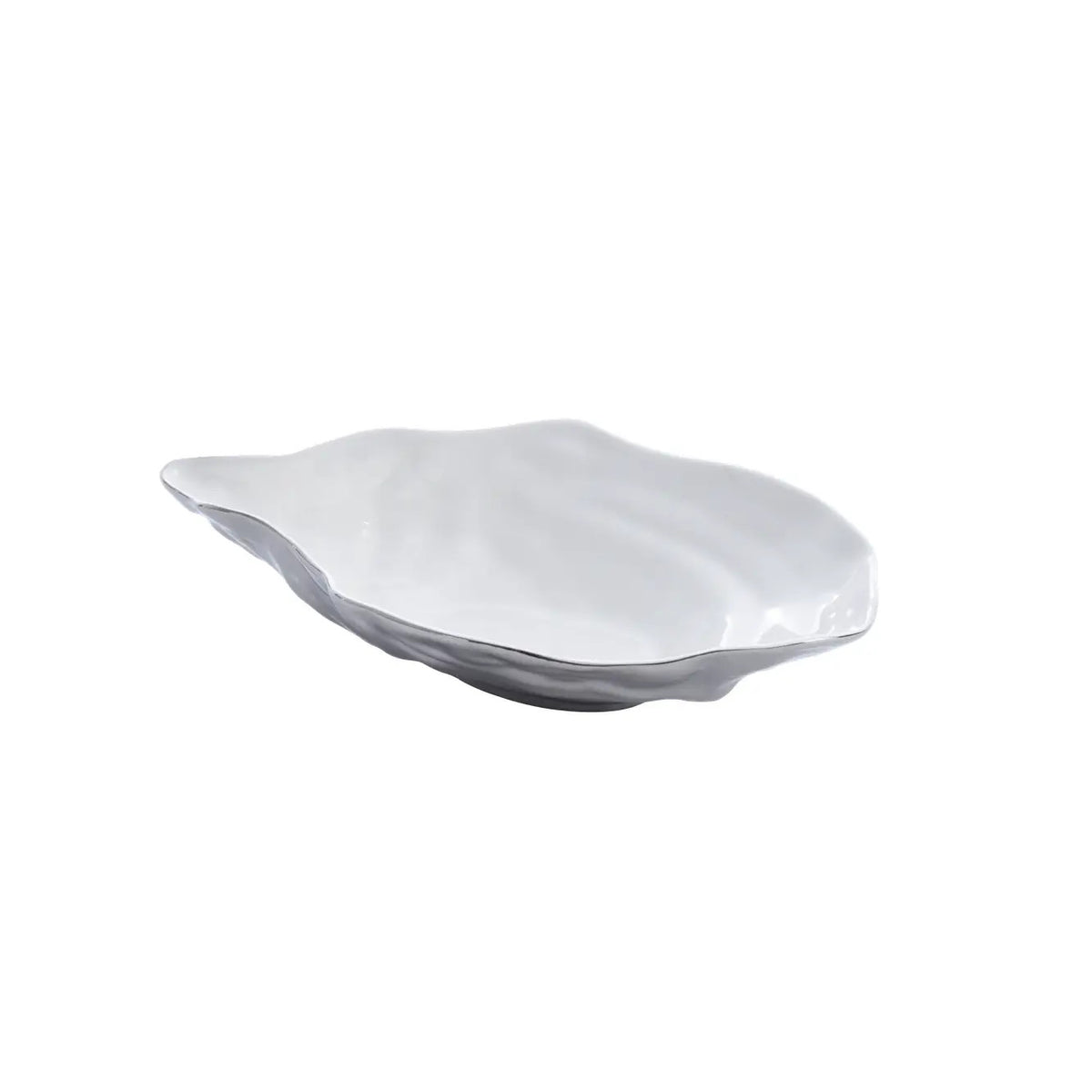 Medium Oyster Bowl White