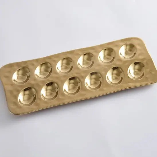 Deviled Egg Tray Gold