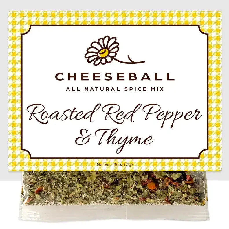 Roasted Red Pepper Cheeseball