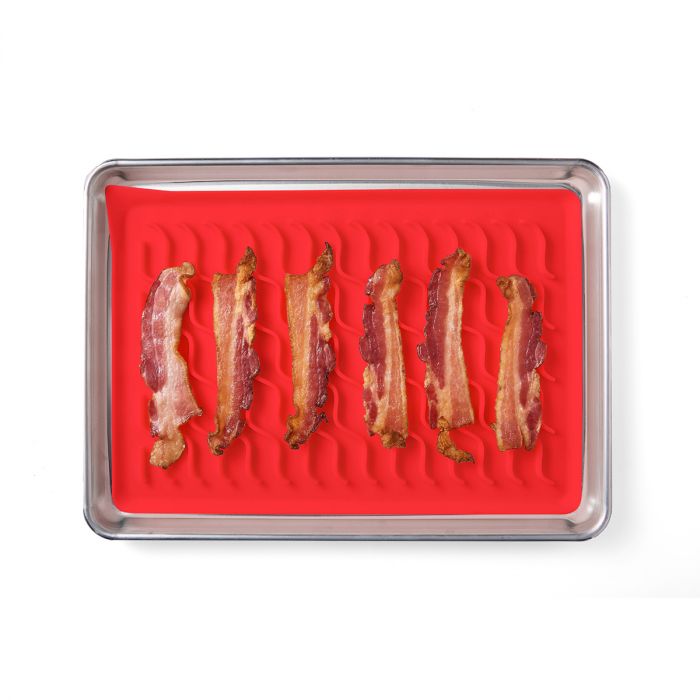 Oven Bacon Mat Red
