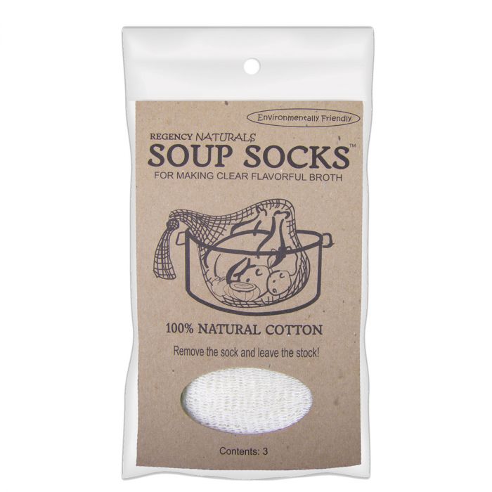 Natural Soup Socks, Set of 2