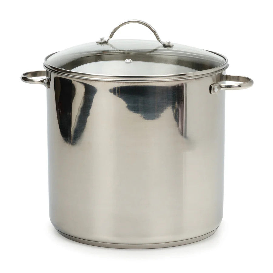 16 Qt Stainless Steel Stockpot-All Cooking Surfaces