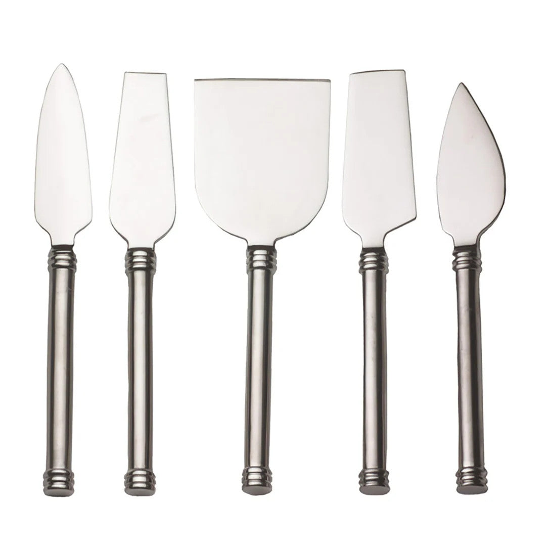 Stainless Steel Cheese Knives (Set of 5)