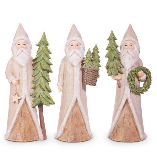 10.25" Natural Santa (Sold Individually)
