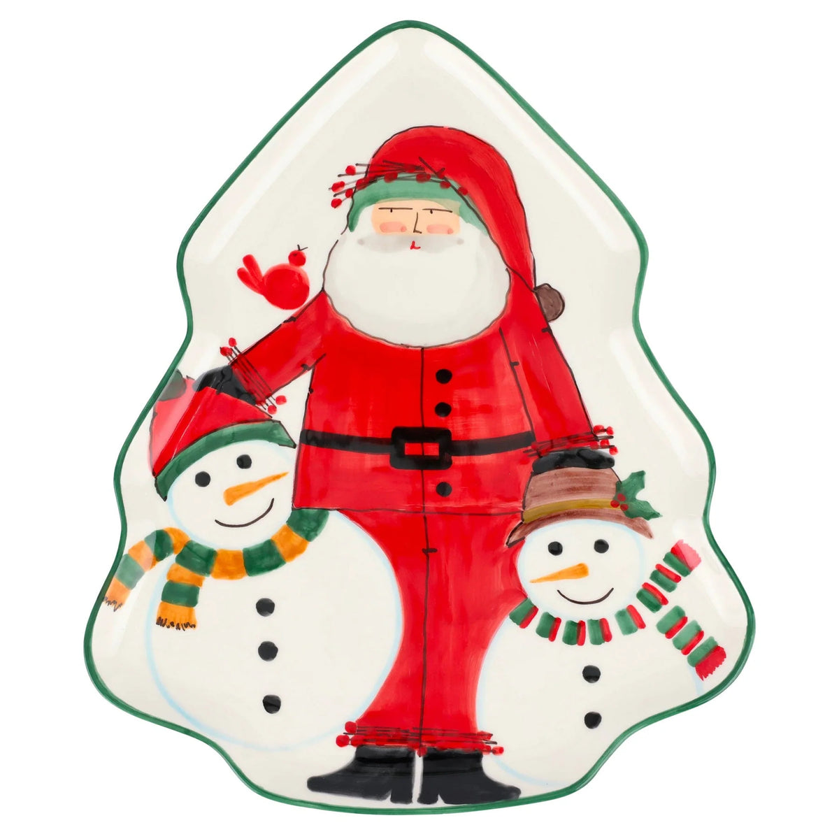 Old St. Nick Limited Edition Figural Tree Platter