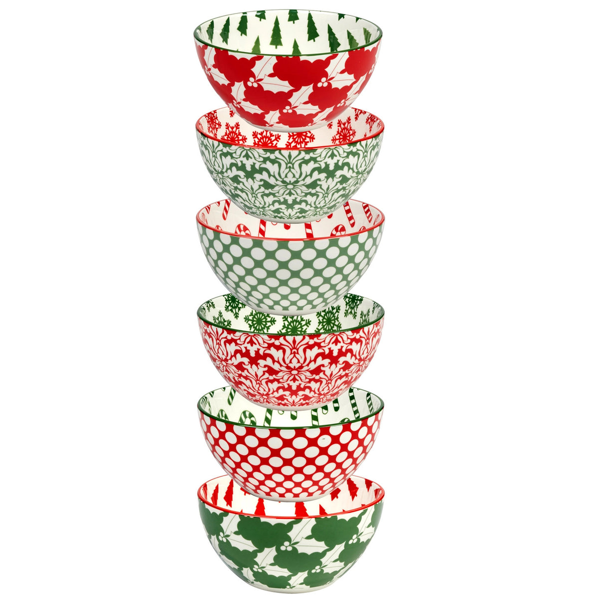 Winter Medley Christmas Small Bowl, Assorted
