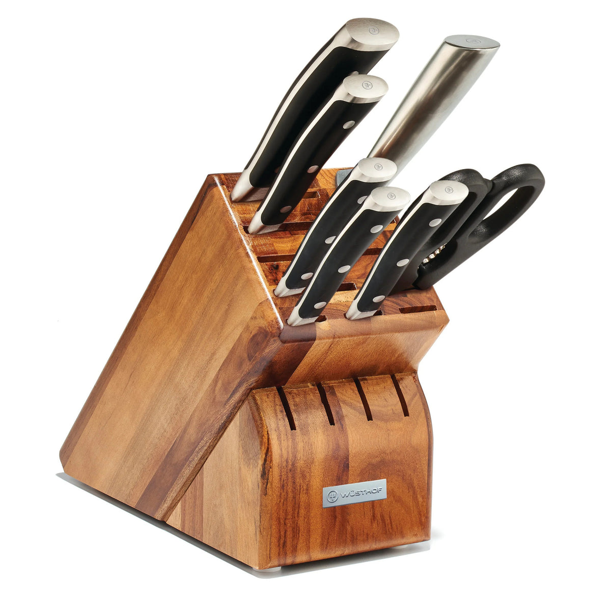 Wusthof Classic Ikon 8 Piece  Set-Block Acacia