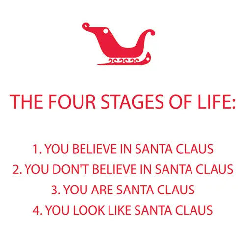 The Four Stages of Life Cocktail Napkins