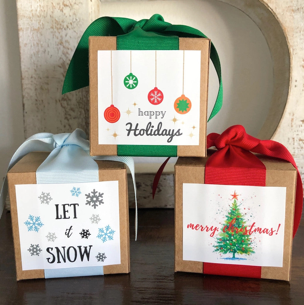 Christmas 4oz Milk Choc Toffee Gift Boxes*
