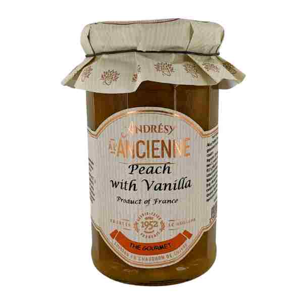 Les Confitures A L'ancienne Peach Vanilla Jam 9.5oz