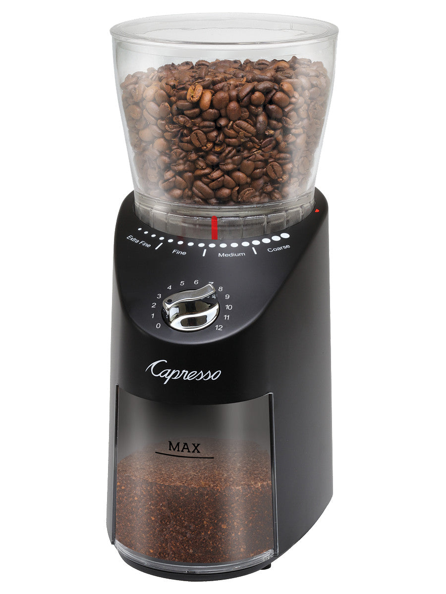 Infinity Plus Conical Burr Grinder, Black