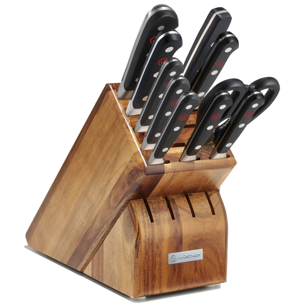 Classic 11-Piece Knife Block Set, Acacia