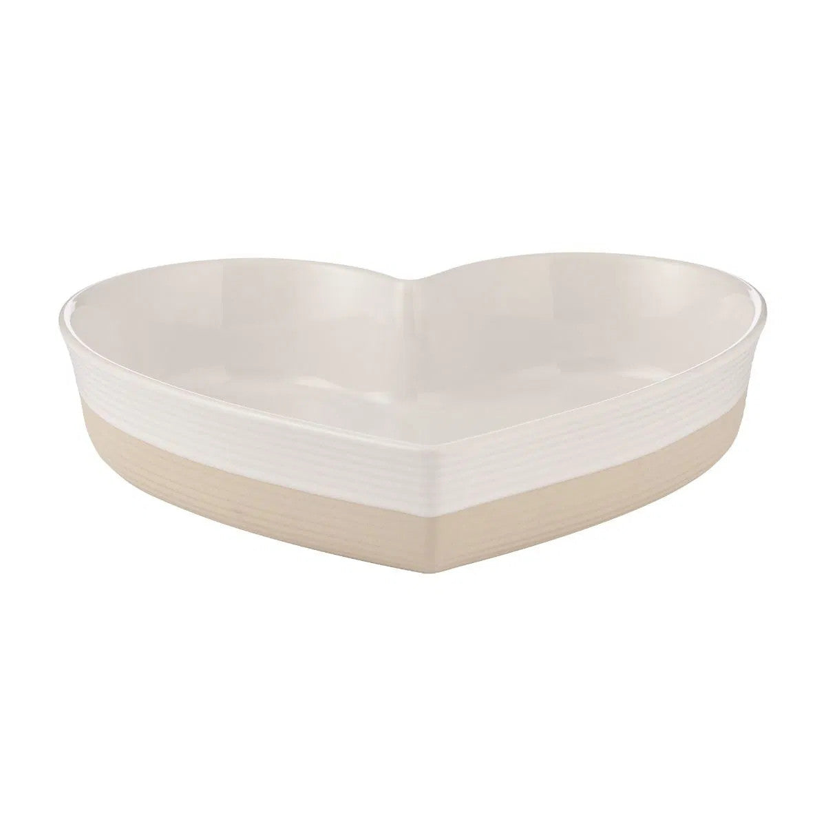 Mason Cash Rustic Charm 5.5" Heart-Shaped Individual Pie Dish