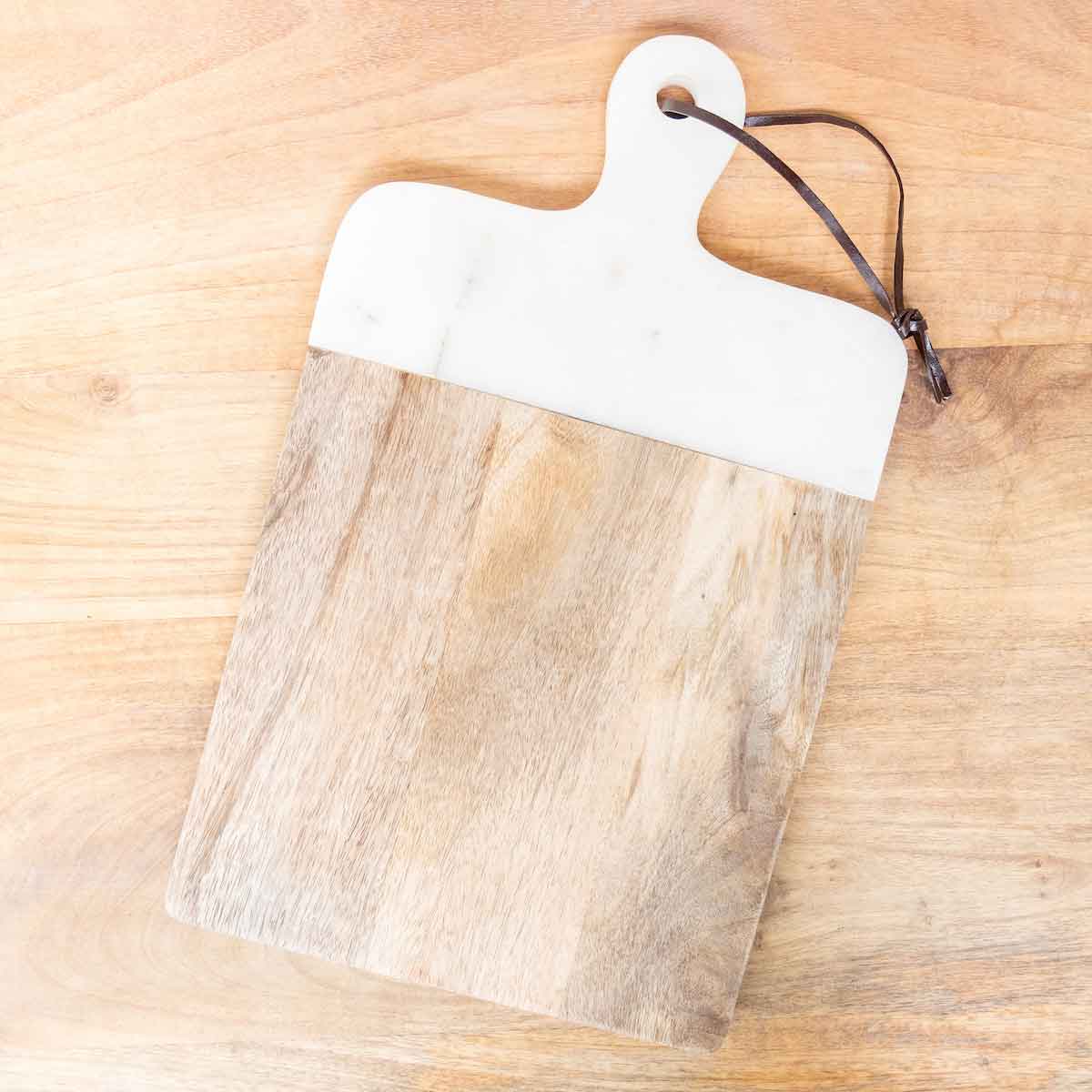 Lewis Serving Board Natural/White 9x15