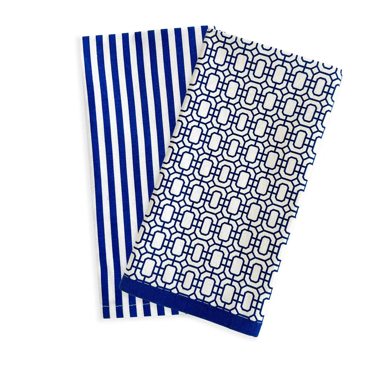 Newport Kitchen Towels, Set of 2 - Blue