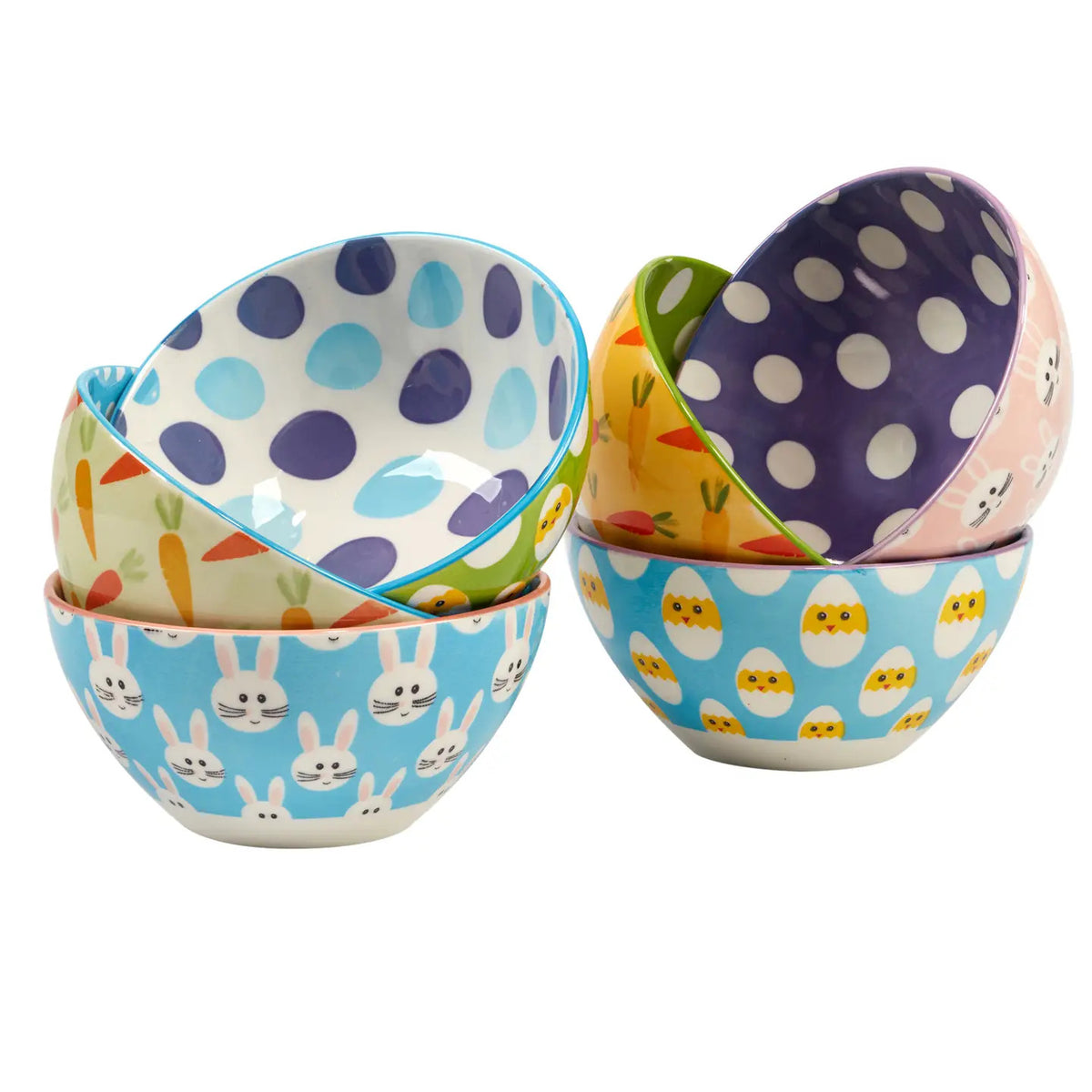 Easter Pad Print 5in Bowls Asst.