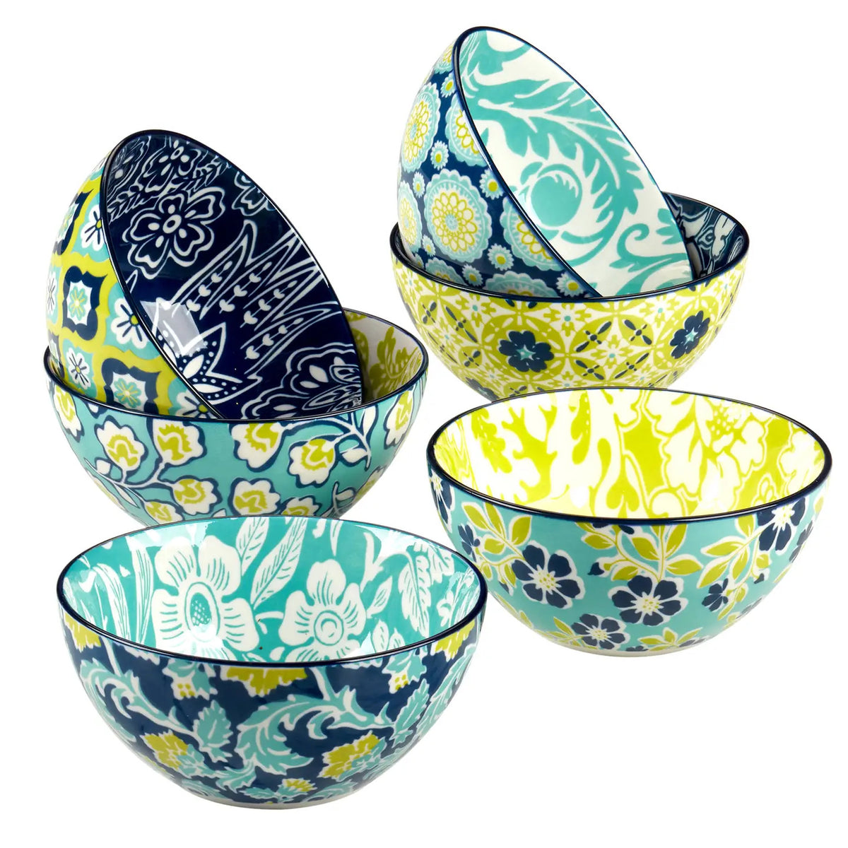 Tapestry All Purpose Bowl 4.75in 6 Asst
