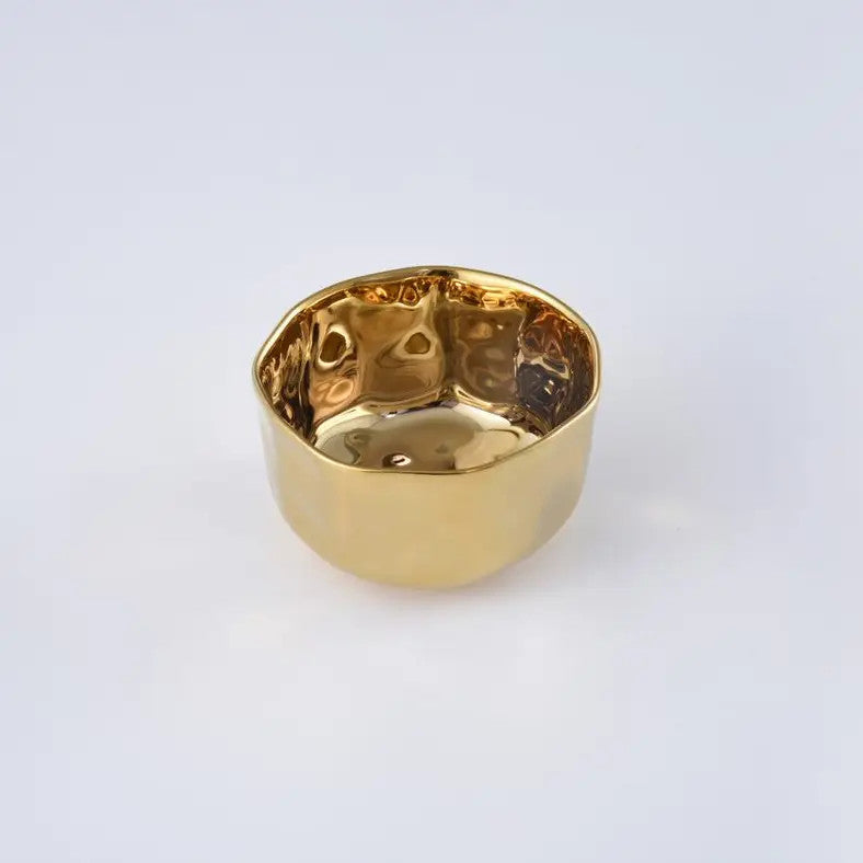 Gold Snack Bowl