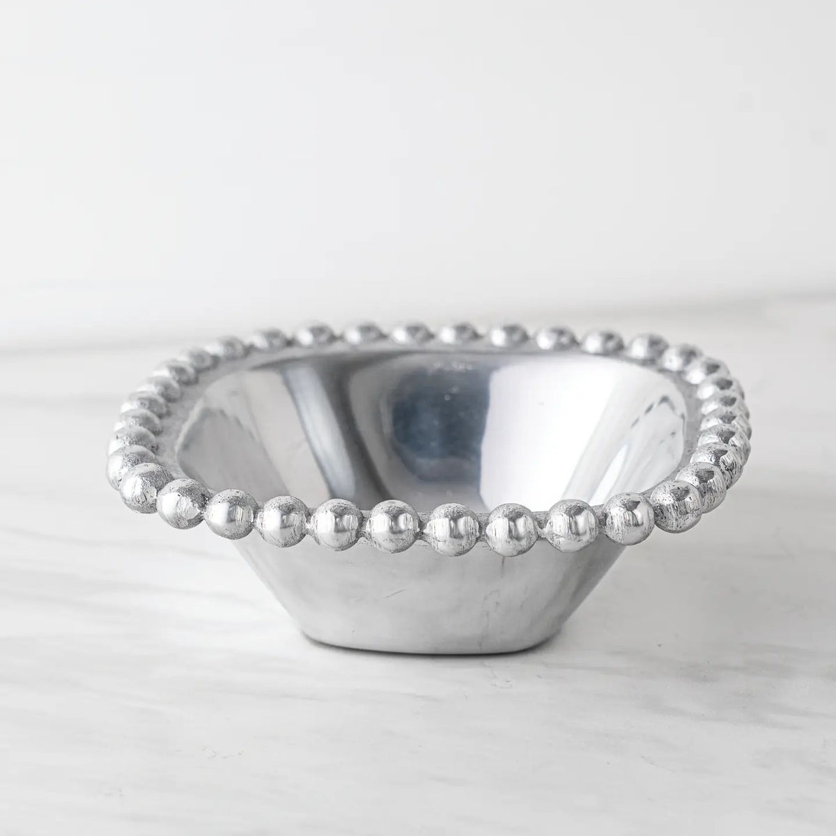 Beaded Square Bowl