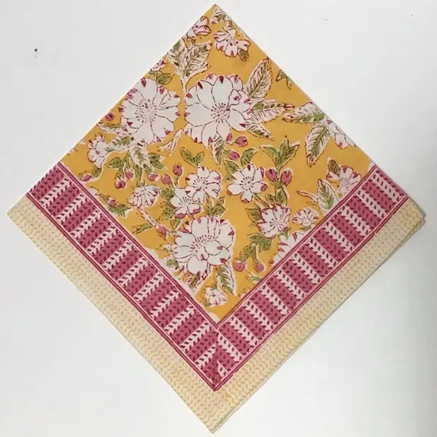 @Napkin Camelia Yellow