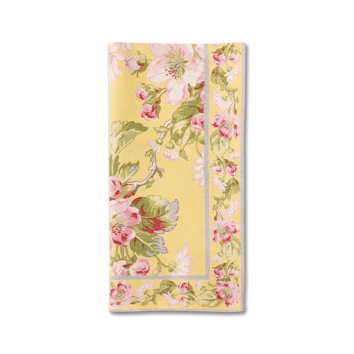Apple Blossom (Yellow) Napkin Set of 4*
