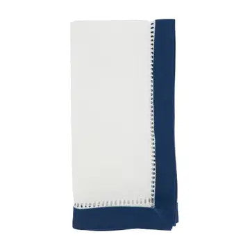 Color Block Charm Two-Tone Hemstitch Napkin