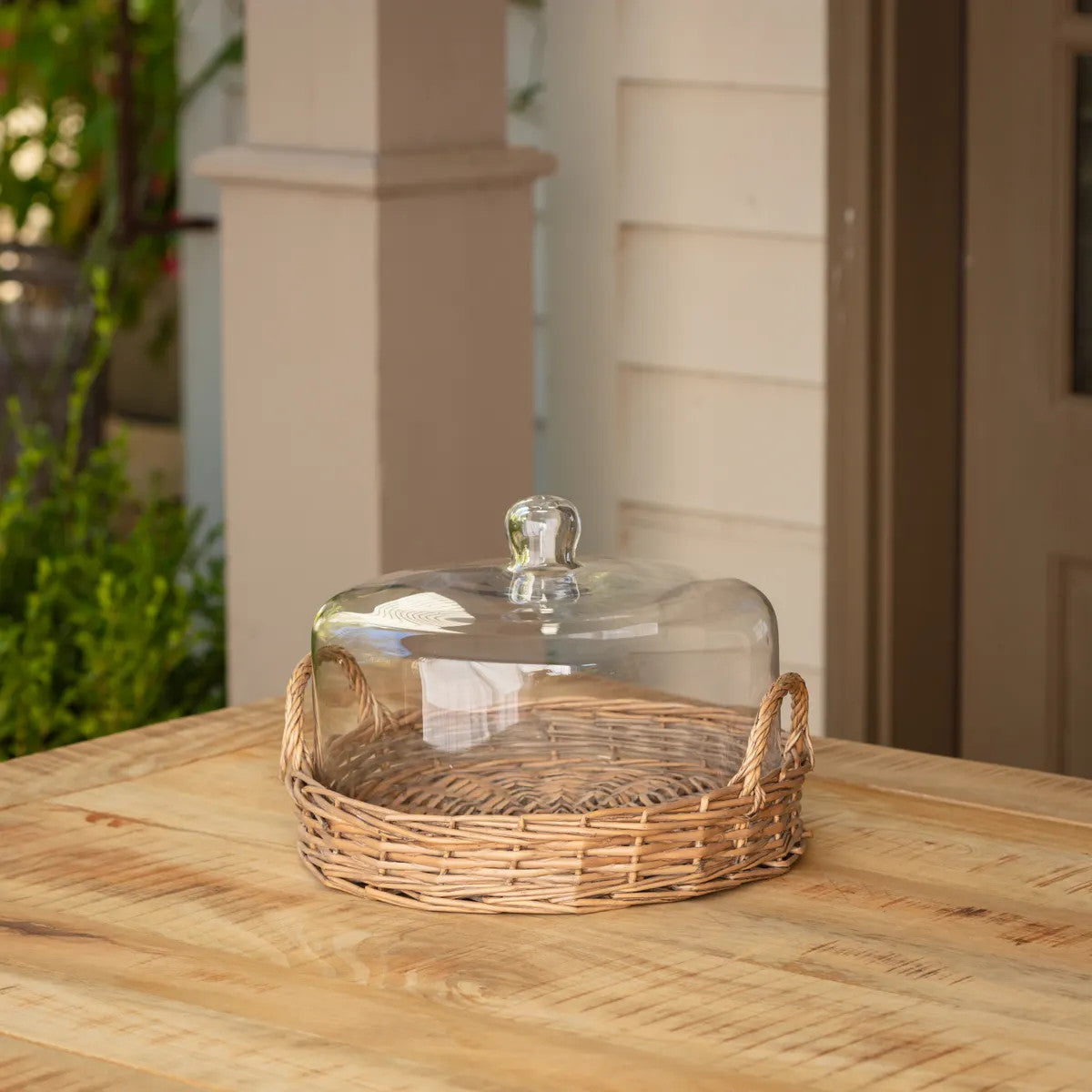 Large Cloche Covered Basket