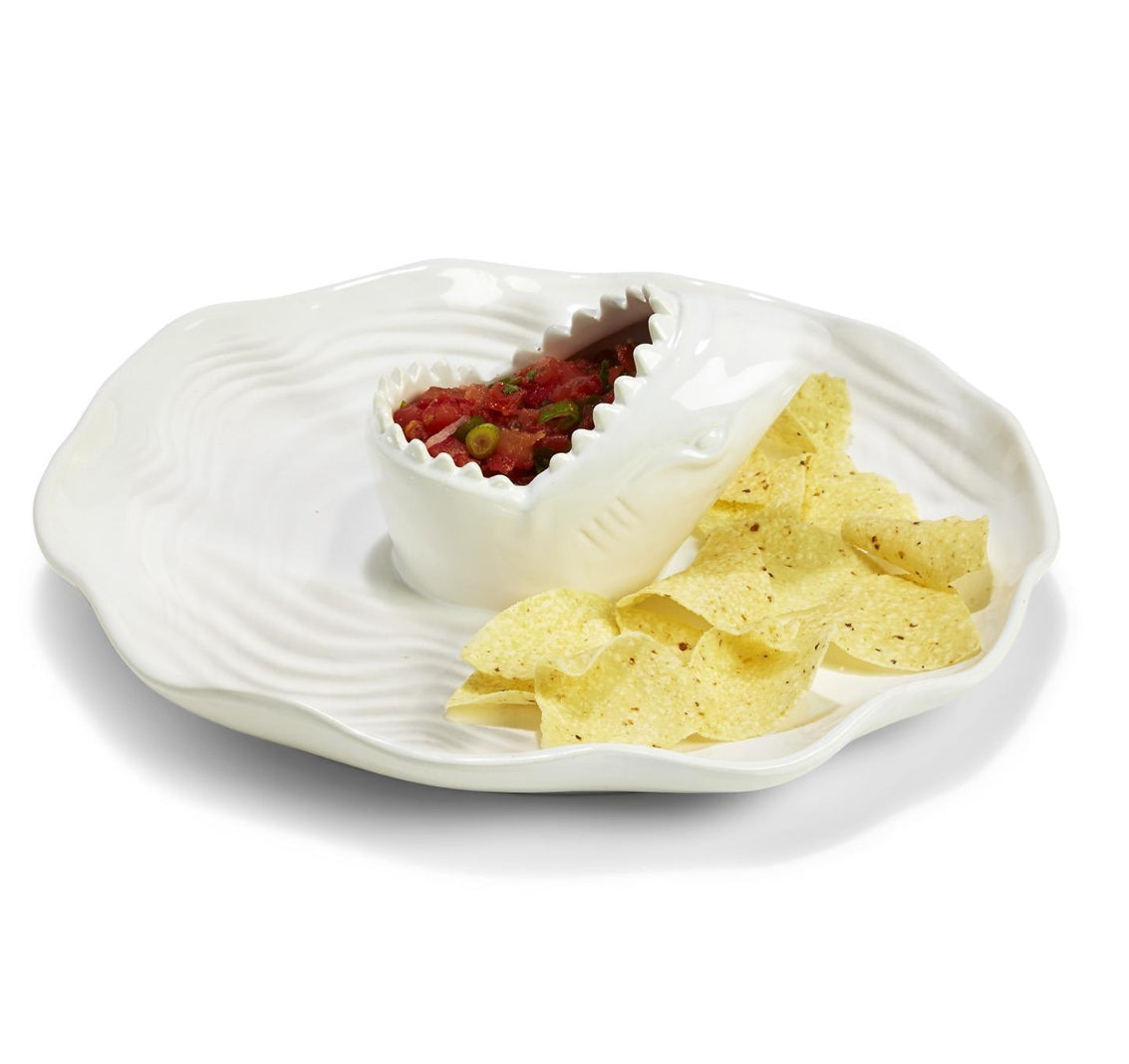 Great White Shark Chip and Dip Bowl
