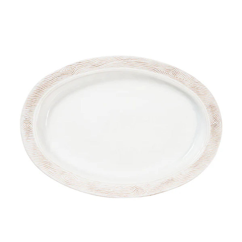 Blenheim Oak 18" Platter - Whitewash