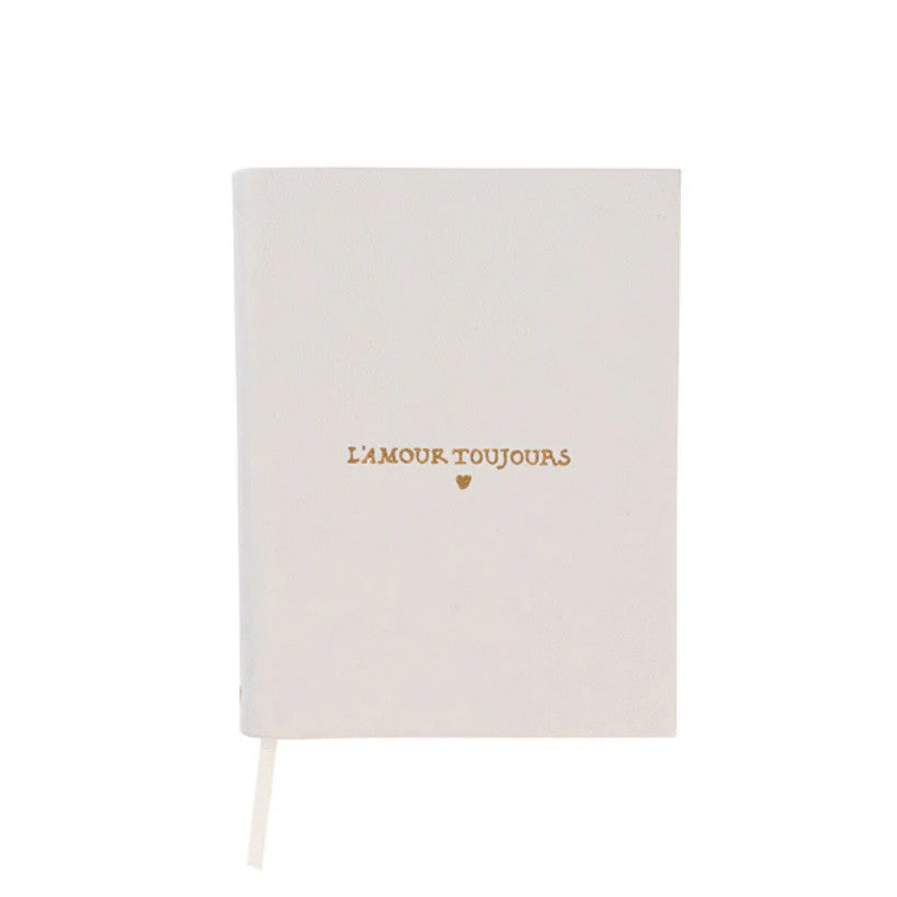 L'Amour Toujours Embossed Journal - Gold