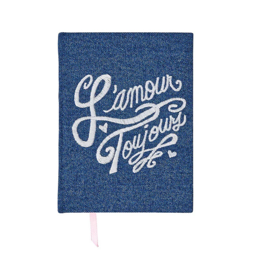 L'Amour Toujours 6" x 8" Journal - Denim