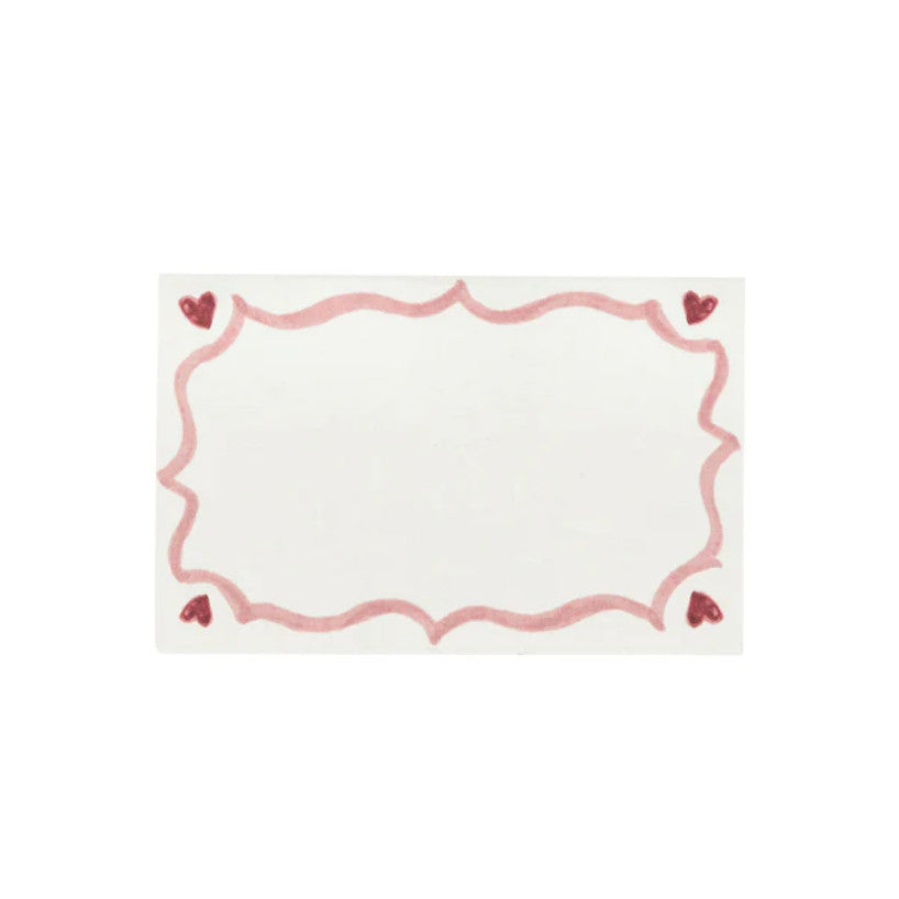Love You More Place Card Set/12 - Pink
