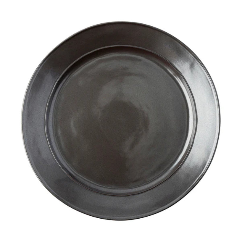 Pewter Stoneware Dinner Plate