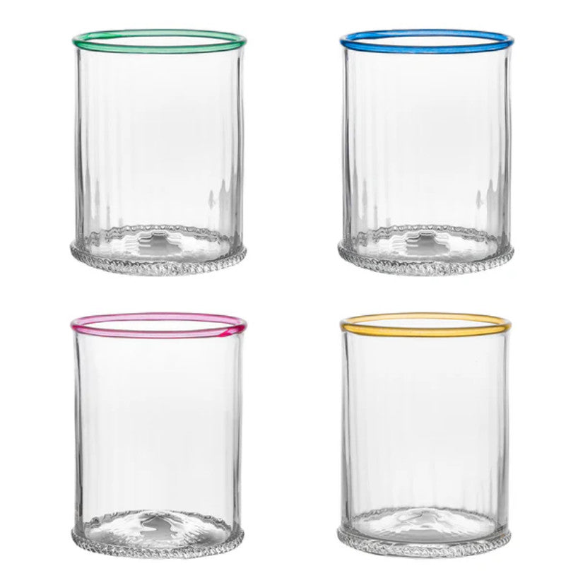 Nell Double Old Fashioned Assorted Set/4 - Multi