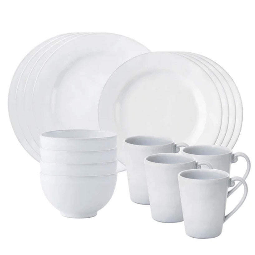 Quotidien 16pc Place Setting - White Truffle (KQ01/17, KQ02/17, KQ07/17, KQ06/17)