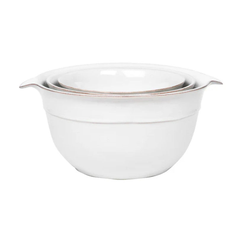 Puro Nesting Serving Bowl Set/3pc - Whitewash
