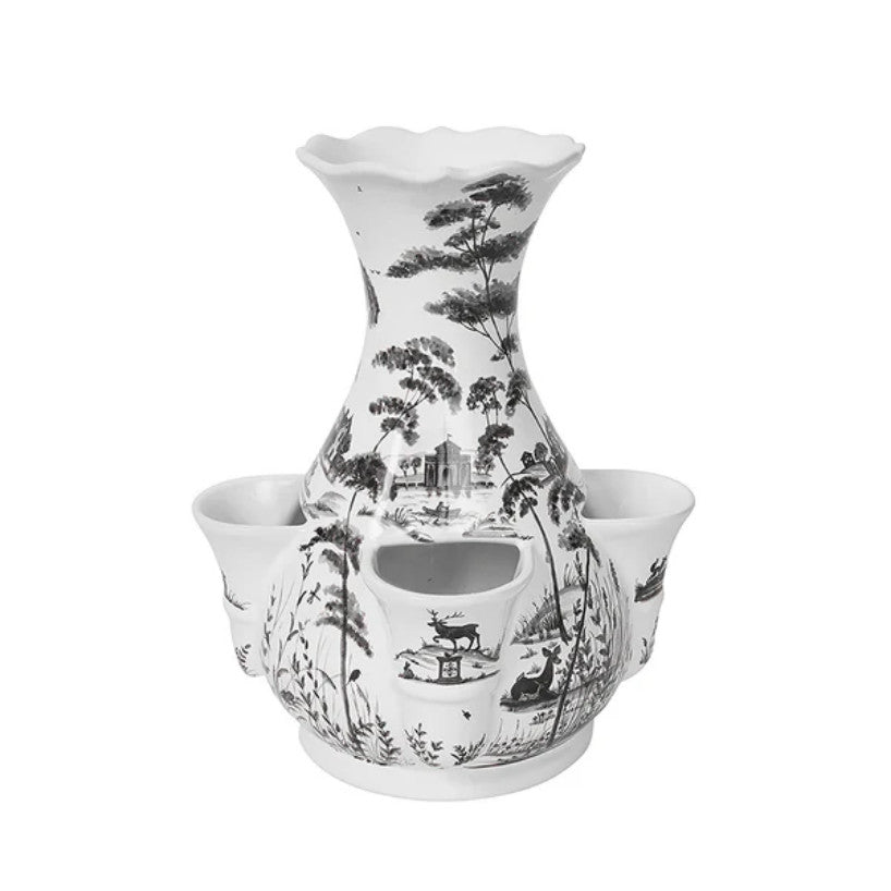 Country Estate 11.5" Tulipiere Vase- Flint Grey