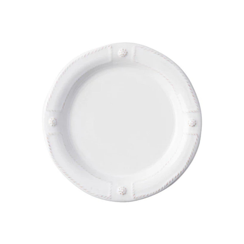 Berry & Thread French Panel Side/Cocktail Plate - Whitewash