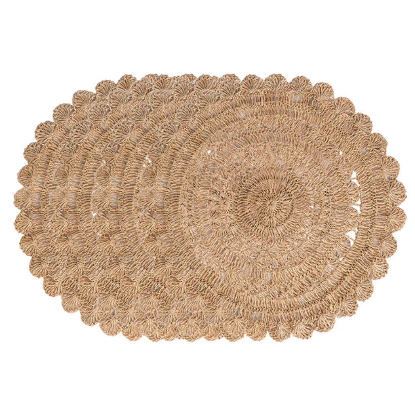 Macrame Placemat Set/4 - Natural