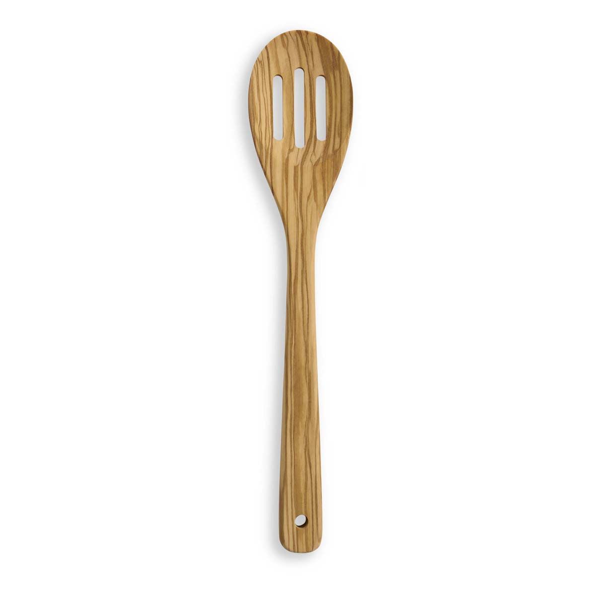 Italian Olivewood Slotted Spoon, 12 inch