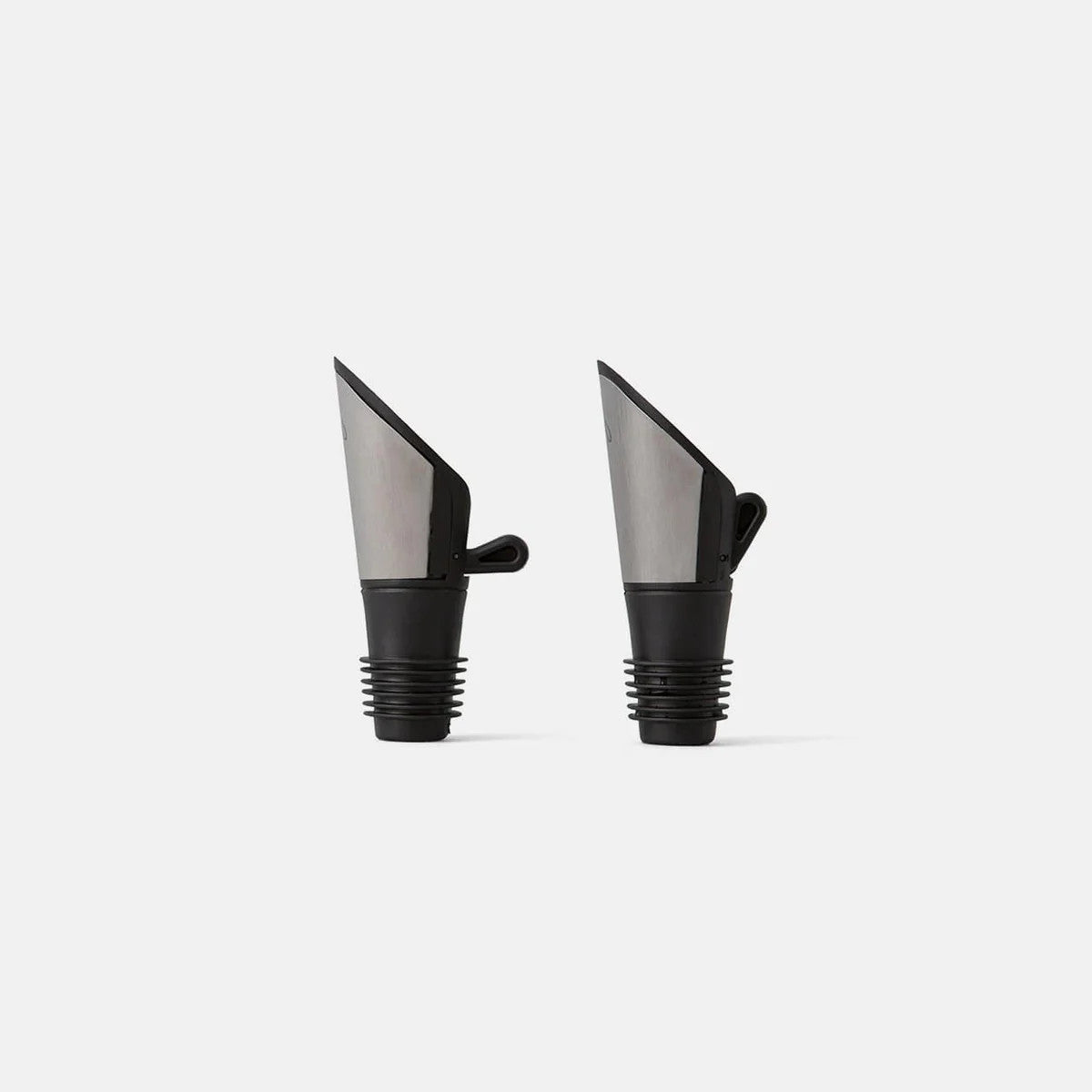 Stainless Steel Wine Pourers/Stoppers Set of 2