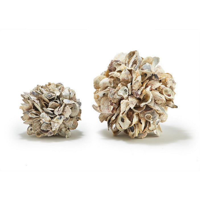 Small Oyster Shell Orb-9"