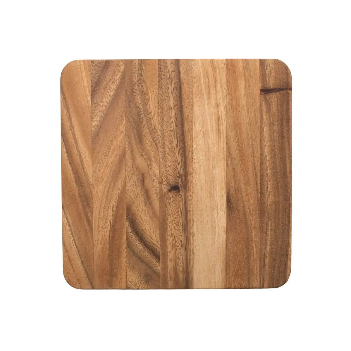 Ironwood Square Cutting Board, Acacia Wood, 9" X 9"