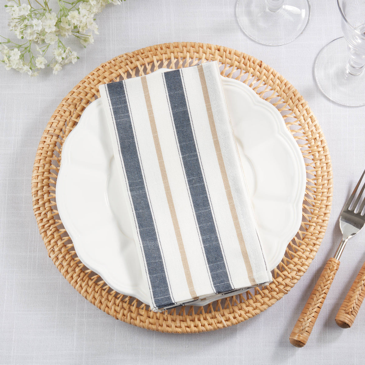 Modern Striped Cloth Napkin